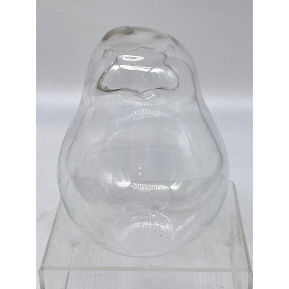 MCM Pyrex Open Mouth Chicken Hen Candy Nut Dispenser Bird Clear - Picture 4 of 8